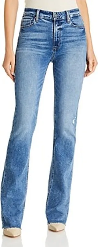 Paige High Rise Bootcut Laurel Canyon Jeans in Tapestry - 100% Exclusive