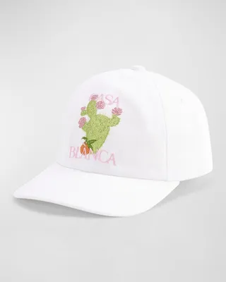 Men's Cactus Logo Embroidered Baseball Cap