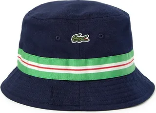Grosgrain Striped Bucket Hat