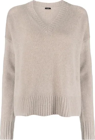 V-neck cashmere sweater