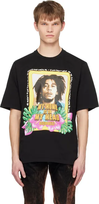 Dsquared2 Black Skater T-Shirt