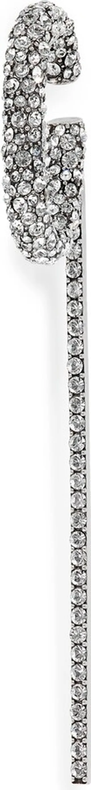 Crystal Pavé Stick Single Earring