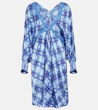 Allegra asymmetrical minidress