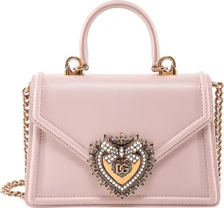 Leather shoulder bag