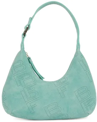 By Far Amber Logo Detailed Zip-Up Shoulder Bag