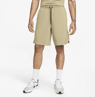 Nike Men's Unlimited Dri-FIT 9" Unlined Versatile Shorts in Brown
