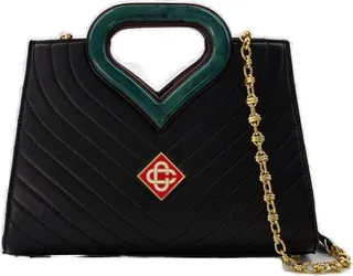 Casablanca Logo-Plaque Chain-Linked Tote Bag