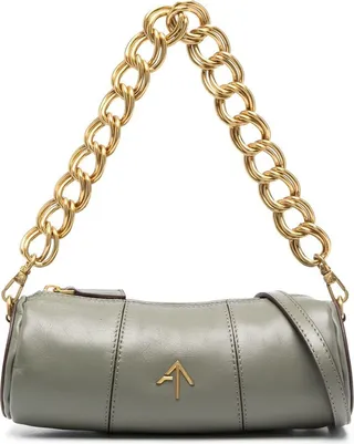 MANU ATELIER- Xx Mini Cylinder Leather Shoulder Bag
