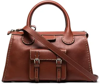 Edith leather tote bag