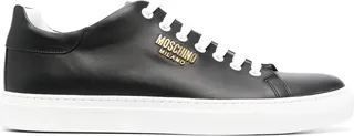 Logo-Lettering Low-Top Sneakers