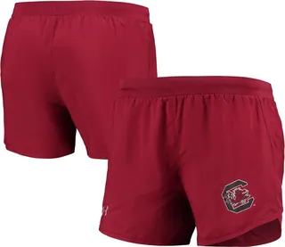 Women's Under Armour Garnet South Carolina Gamecocks Fly By Run 2.0 Performance Shorts
