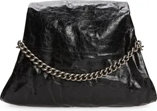 Large Leather Puffer Bag