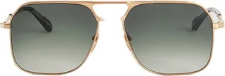 Jacques Marie Mage 1980 Squared Frame Sunglasses