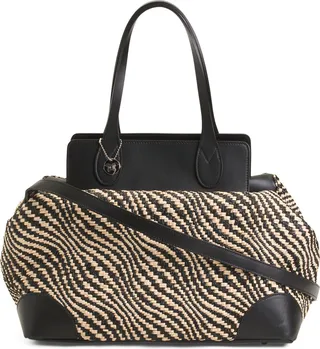 Made In Italy Leather North South Tote