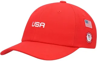 Men's Hurley Red Team Usa Adjustable Hat