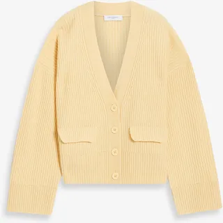 Rosie ribbed cashmere cardigan
