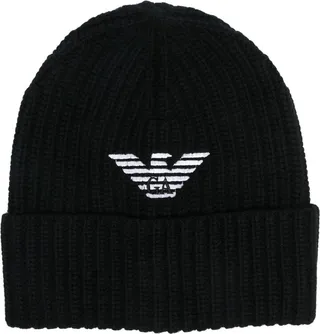 Logo-Embroidered Virgin Wool Beanie