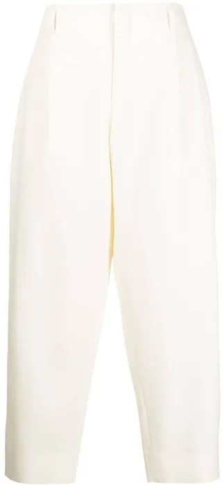 Wide-Leg Tailored Trousers