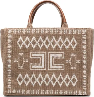 Inkat-Print Cotton Tote Bag