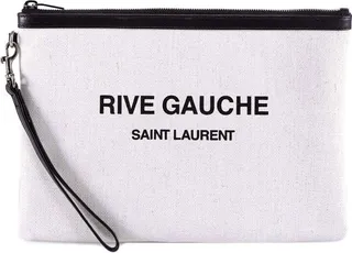 Canvas clutch