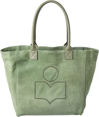 Isabel Marant Yenky Small Suede & Leather Tote