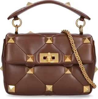 Roman Stud leather shoulder bag