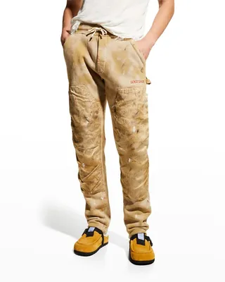 Men's Paint-Splatter Sweatpants