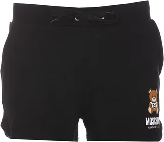 Moschino Logo Teddy Bear Printed Drawstring Shorts