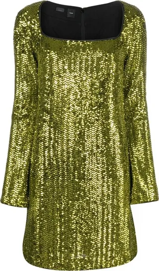 Sequinned Mini Dress