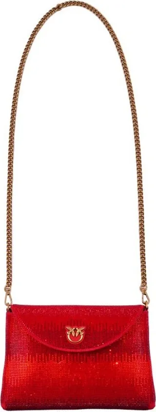 Pinko Logo Plaque Tonal Crossbody Bag