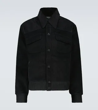 Corduroy bomber jacket