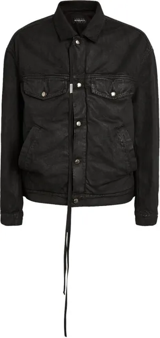 Ann Demeulemeester Coated Patrick Denim Jacket