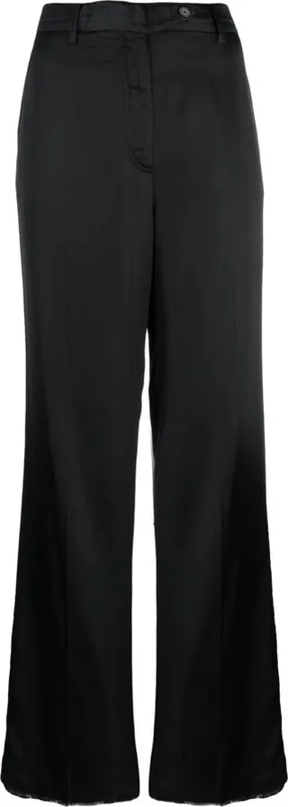 Off-Centre Straight-Leg Trousers