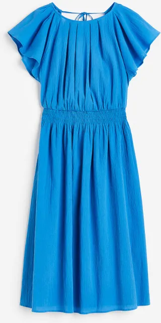 Crinkled Cotton Dress