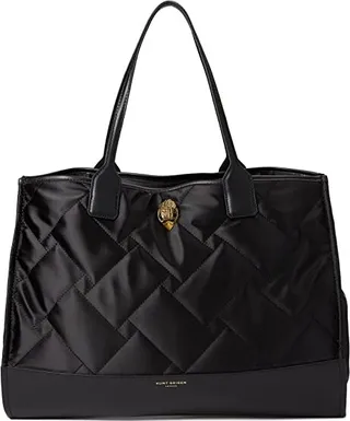 Kurt Geiger London Recycled Square Shopper (Black) Handbags