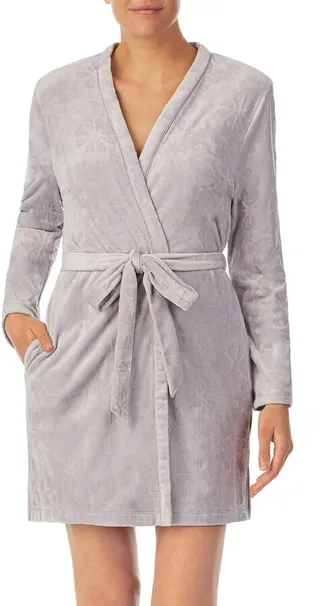 Spade Pattern Short Robe