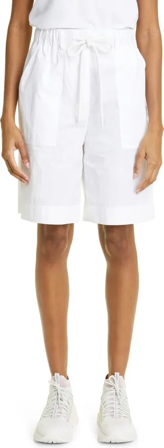 Cotton Blend Bermuda Shorts