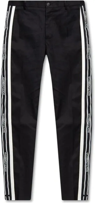 Dolce & Gabbana Side Striped Tapered Leg Trousers