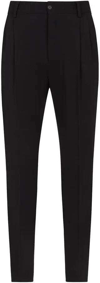 Slim-Cut Tailored Trousers