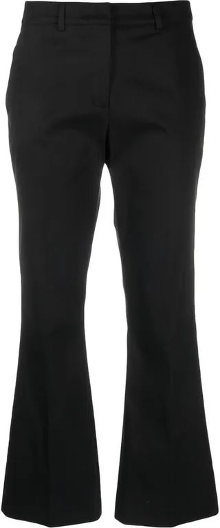 Bootcut Cropped Trousers
