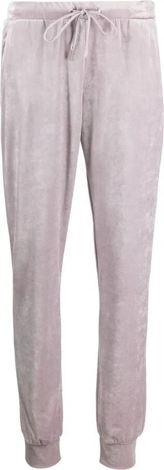 Velvet Slim-Fit Joggers