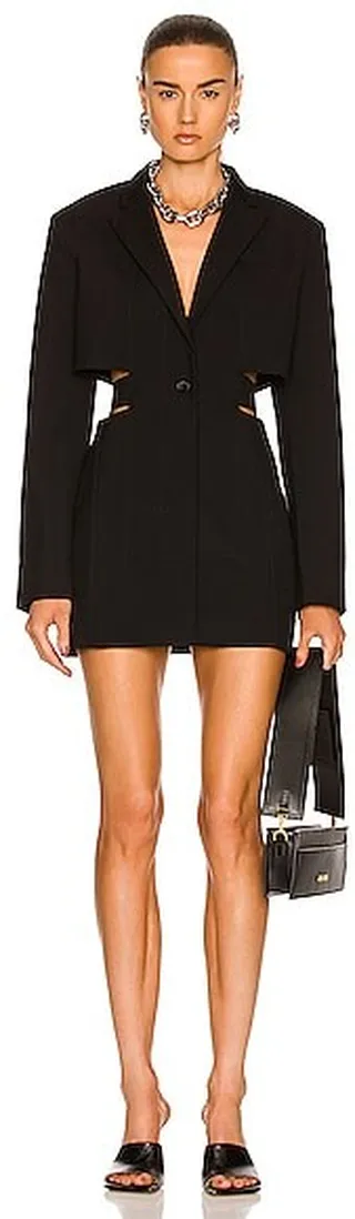 JACQUEMUS La Robe Bari in Black