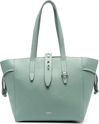 medium Net leather tote bag
