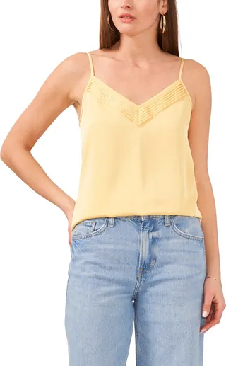 Pintuck V-Neck Camisole