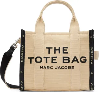 Marc Jacobs Beige 'The Jacquard Mini Tote Bag' Tote