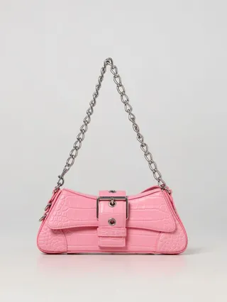 Balenciaga Lindsay crocodile print leather bag