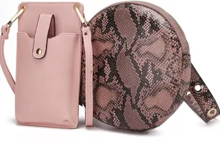 MKF Collection by Mia K Hailey Smartphone Convertible Crossbody Bag - 2 Pcs Set