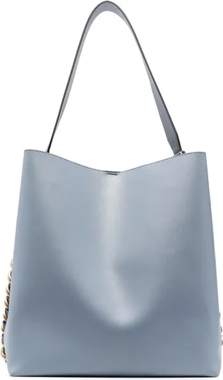 Frayme chain link-trim tote bag
