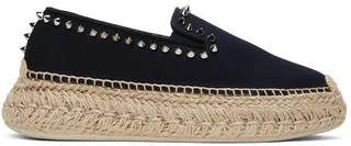Christian Louboutin Navy Espaboat Espadrilles