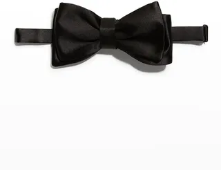 Men's Self-Tie Satin Bow Tie